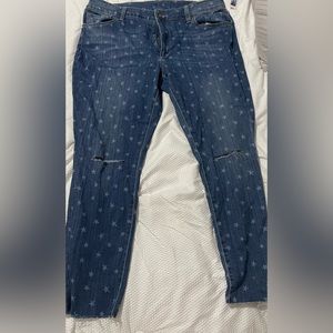 Super Cute Pattern Skinny Jeans